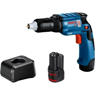 Immagine di Bosch Professional 12V System Avvitatore per Cartongesso a Batteria Gtb 11 (Incl. 2 Batterie Gba 2.0Ah, Caricabatteria Gal 20, 1 Inserto Cacciavite (Bit) Ph 2)