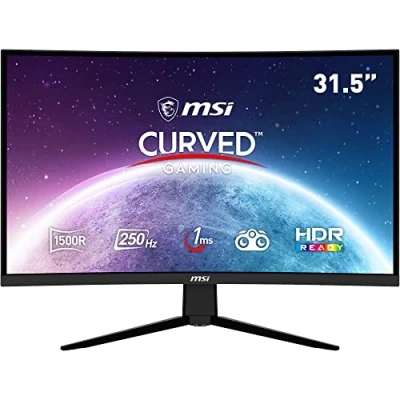 Immagine di MSI G32C4X monitor gaming 32&quot; (FHD), 250Hz / 1ms, pannello VA (1920 x 1080), AMD FreeSync Premium, HDR Ready, Curvatura 1500R, Anti sfarfallio Display Port 1.2a, HDMI 2.0b