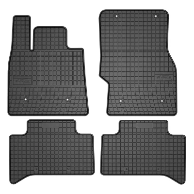 Immagine di FROGUM 401747 Set tappetino Gomma anteriore e posteriore 4 nero Su misura ALFA ROMEO: Stelvio
