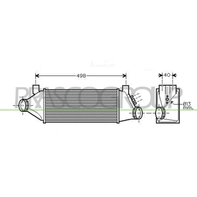 Immagine di PRASCO FD910N003 Intercooler FORD: Transit Mk5 Camion pianale/Telaio, Bus