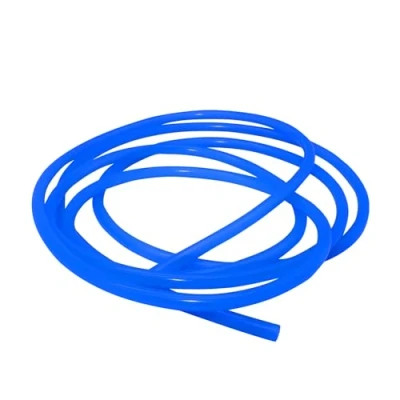 Immagine di iMeistek tubo in silicone, diametro interno 6 mm x esterno 8 mm, 4 m, flessibile silicone per acqua e aria, pompa di trasferimento, blu