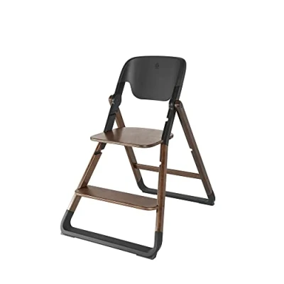 Immagine di Ergobaby Evolve Toddler Chair base per seggiolone Sedia ergonomica bambini che crescono a partire da circa 36 mesi, regolabile in altezza con design legno, Dark Wood