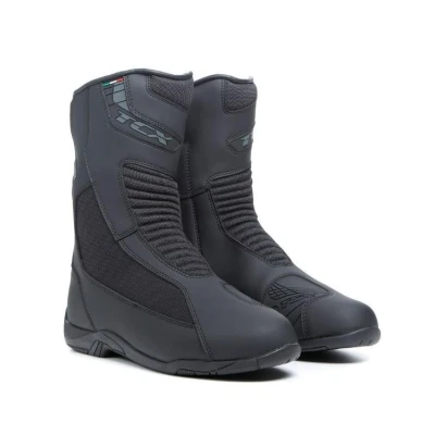 Immagine di TCX Explorer 4 Gore Tex, Stivale da Uomo, Touring con Membrana Impermeabile e Traspirante Tomaia in Microfibra, Chiusura Laterale Zip Elastica Velcro, Nero