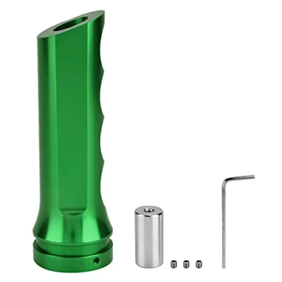 Immagine di Custodia universale in alluminio per auto con freno a mano, manico protettivo accessori auto(Green)