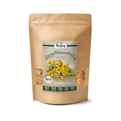 Immagine di Biojoy Fiori di Calendula BIO (100 g), essiccati e interi (Calendula officinalis L.)
