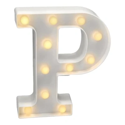Immagine di JANDEI Lettere LED, Numeri Luminosi, Figura a Cuore, 22cm, con Luce Calda per Decorazione e Atmosfera, Luci Notturne Scrivania, Compleanni, Matrimoni, Vetrine. Funzionano batterie AA (P)