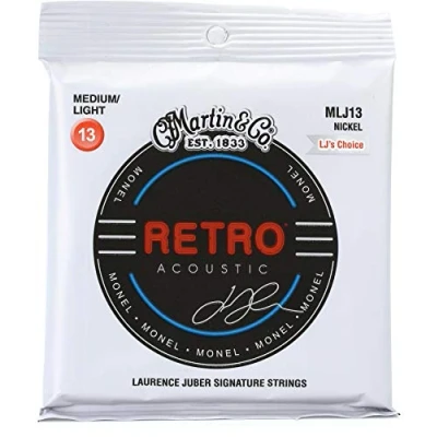 Immagine di Martin Corde per chitarra acustica retrò, .013 .056 LJ S Choice (MLJ13)