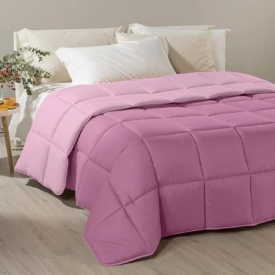 Immagine di Caleffi 1003684 Microfibra Modern Trapunta per Matrimoniale Letto, Orchidea