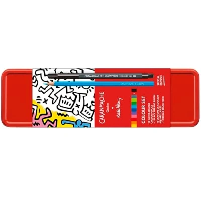 Immagine di Caran d&#039;Ache Set di colori KEITH HARING edizione speciale