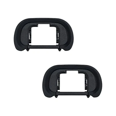 Immagine di JJC Conchiglia Oculare per Fotocamere Sony Alpha A7, A7II, A7III, A7R, A7RII, A7RIII, A7RIV, A7S, A7SII, A9, A9II, A58, A99 II Sostituisce FDA EP18 (2 Pezzo)