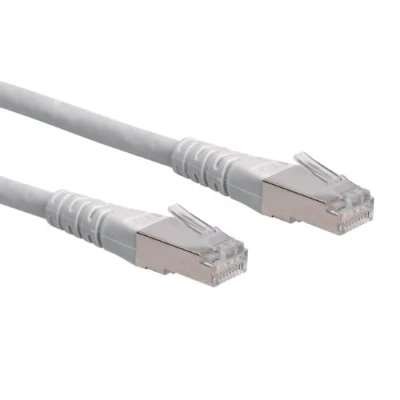 Immagine di Roline 21.15.0823 RJ45 cavo di rete, patch CAT 6 S/FTP 1.50 m Grigio doppia schermatura 1 pz.