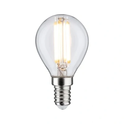 Immagine di Paulmann 29073 LED (monocolore) ERP D (A G) E14 Forma di goccia 5.9 W Bianco caldo (Ø x A) 45 mm 80 1 pz.