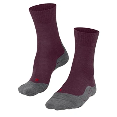 Immagine di Falke TK5 Wander Trekking Functional Lightcushioned Calze sportive, Donna, Taglia: 37/38, Dark mauve