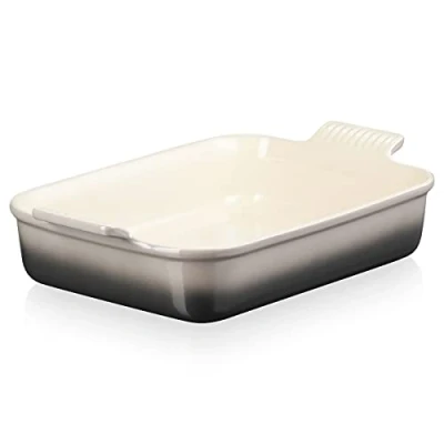 Immagine di Le Creuset Pirofila rettangolare Tradition in gres vetrificato, 32 cm, 4 L, Flint, 71102324440001
