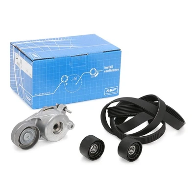 Immagine di SKF VKMA 38070 Kit cinghie Poly V MERCEDES BENZ: Classe ML, R, CLS Coupe, JEEP: GRAND CHEROKEE 3