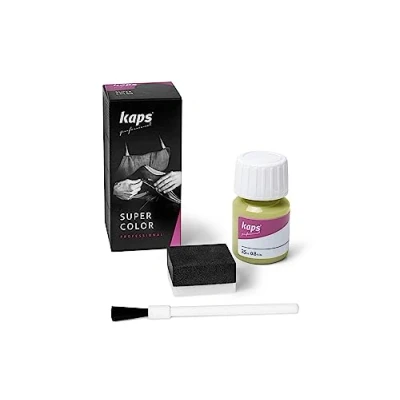 Immagine di Kaps Super Color, Colorante per Pelle Naturale, Ecopelle e Tessuto, Tinta da 25ml (173 Verde Pallido)