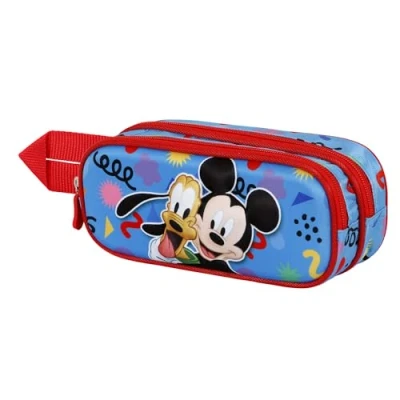 Immagine di Karactermania Mickey Mouse Mates 3D Double Astuccio per bambini, Taglia: One Size, Azul