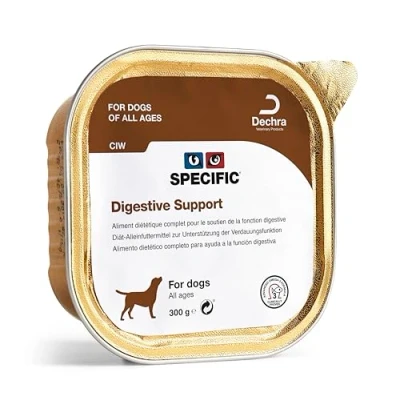Immagine di SPECIFIC® Digestive Support (CIW) 6x300g Cibo umido per cani di tutte le età Rafforza la flora intestinale Basso contenuto fibre Arricchito con postbiotici DECHRA Veterinary Products