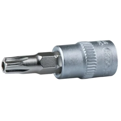Immagine di KS TOOLS 911.1467 Serie di bussole DIN3120, ISO1174 TB30 Acciaio al cromo vanadio con foro, Torx zigrinato
