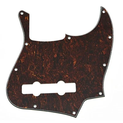 Immagine di KAISH Battipenna a 5 corde J Bass Style Guard per USA/Messico Jazz made in Red Tortoise