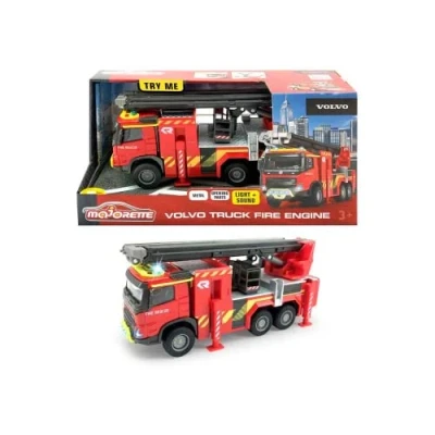 Immagine di Jada Grand Series Volvo FMX Camion Pompieri, 213713000038, +3 anni, 19 cm, con luci e suoni, in die cast, pneumatici gomma