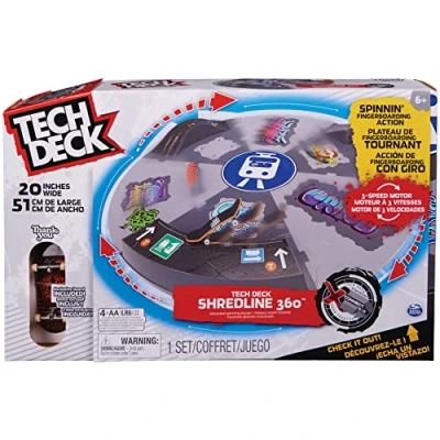 Immagine di Tech Deck, Shredline 360 Skate Park motorizzato, X Connect Creator, Set di Rampe per Giradischi Personalizzabili e costruibili con Tastiera Esclusiva, Giocattolo Bambini Ragazzi Ragazze dai