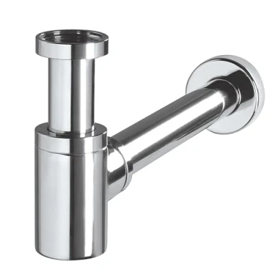 Immagine di Wirquin 30718695 Minisifone per lavabo di design in ottone cromato Lineis