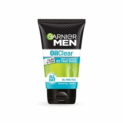 Immagine di Garnier Lavaggio viso trasparente per uomo, 100 g, g