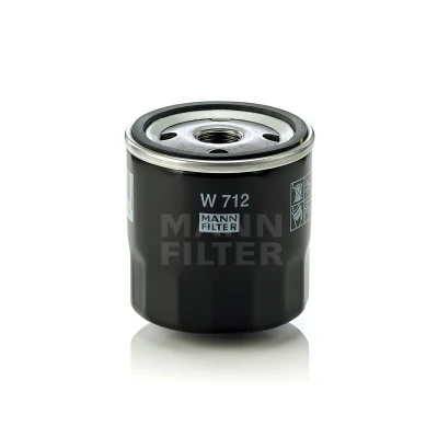 Immagine di MANN FILTER W 712 Filtro olio 3/4 16 UNF ad avvitamento OPEL: Frontera A SUV, Corsa CC, Kadett C Sedan, ROVER: Mini Hatchback, Cabrio