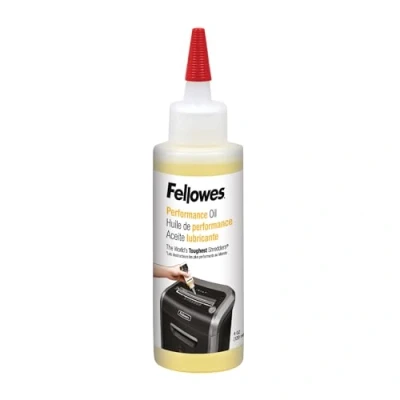 Immagine di Fellowes Olio per Distruggi Documenti, Tritacarte a Frammento e Striscia, 120ml Lubrificante con Beccuccio