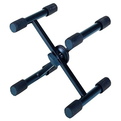 Immagine di QUIK LOK QL322, Supporto Micro a &quot;X&quot; da tavolo, per Tastiere 25 e 49 note, Carico Massimo 45 kg, Peso 1,4 Colore Nero