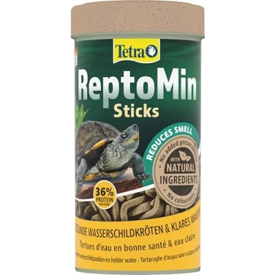Immagine di Tetra ReptoMin Sticks Turtle Food Alimento di Base Bilanciato per Tartarughe Acquatiche Adulte, 250 ml