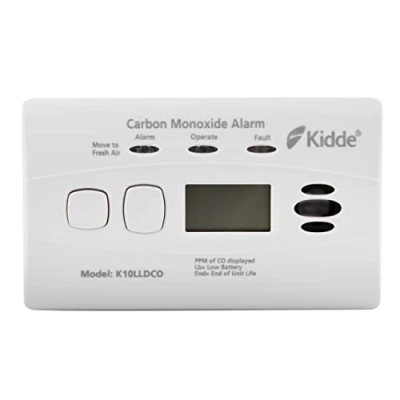 Immagine di Kidde 10LLDCO Rilevatore digitale per monossido di carbonio, durata dieci anni, colore: bianco