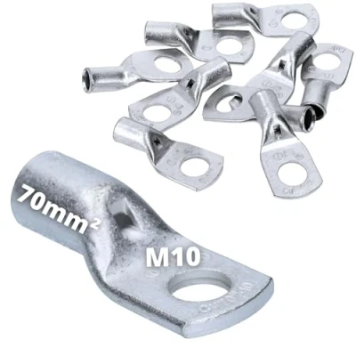 Immagine di 10 pezzi Cembre A14 M10 capicorda 70 mm² non isolati in rame stagnato