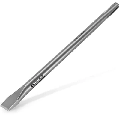 Immagine di S&amp;R Scalpello Punta SDS Max Piatto Piastrellista 400x25mm Qualità Industriale