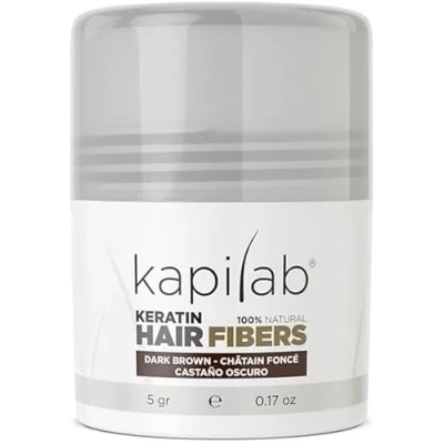 Immagine di Kapilab Fibre Capillari Nascondi la calvizie e dona volume (5 gr, Castano Scuro)