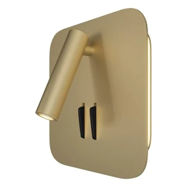 Immagine di Applique Ios 176 3000K 1x9W a led, Colore Oro, in alluminio 3000 К, lamp. non incl.