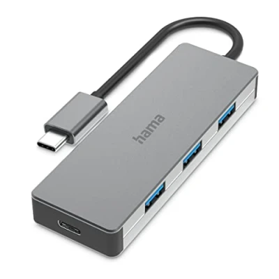 Immagine di Hama 4 Porte USB C® (USB 3.1) Multiport Hub Antracite