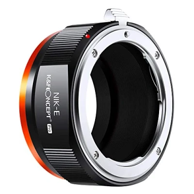 Immagine di K&amp;F Concept adattatore da Nik a Sony E, manuale compatibile con obiettivi Nikon Nikkor AI/F e A6000 A6400 A7II A5100 A7 A7RIII