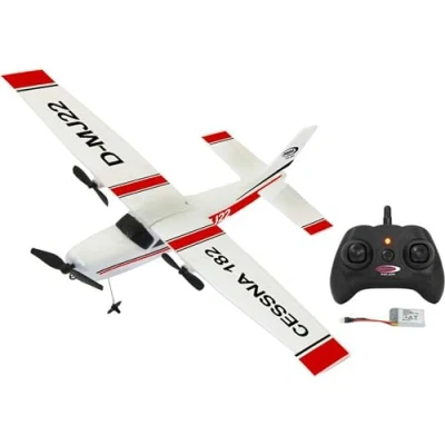 Immagine di JAMARA Cessna 182 Aereo 2,4 GHz Gyro 2CH Modello Telecomandato, Radiocomandato, Volo Stabile, Con Giroscopio, Automatico, In Microschiuma Flessibile