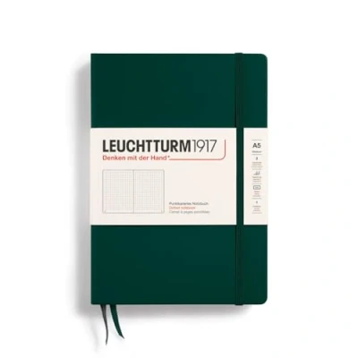Immagine di LEUCHTTURM1917 367255 Taccuini Medium (A5), Copertina rigida, 251 pagine numerate, Forest Green, Puntini