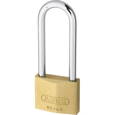 Immagine di ABUS 12635 Lucchetto in ottone ad arco lungo, 60 mm, con chiave unica 6304