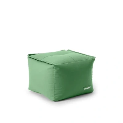 Immagine di Lumaland Pouf modulare, sgabello espandibile individualmente e leggero, lavabile impermeabile, per interni ed esterni, giardino, 54 x cm, colore verde pastello