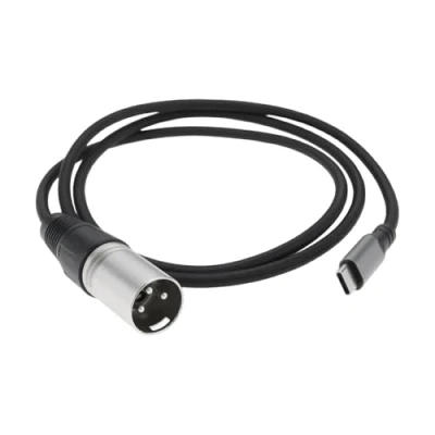 Immagine di LT Easiyl Cavo Di Uscita USB C A XLR Maschio 16 BIT/44,1 KHZ Per Amplificatore Altoparlante Mixer E Console (1 M)