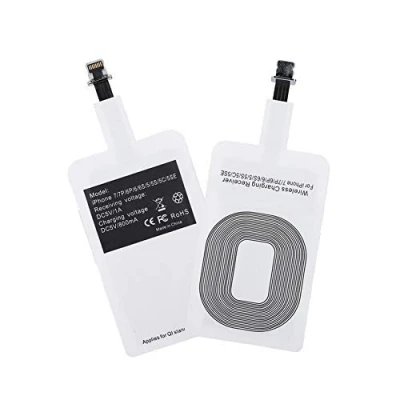 Immagine di ASHATA Qi Wireless Adapter Modulo di Ricarica del Ricevitore per Telefono Android Type C (per iOS)