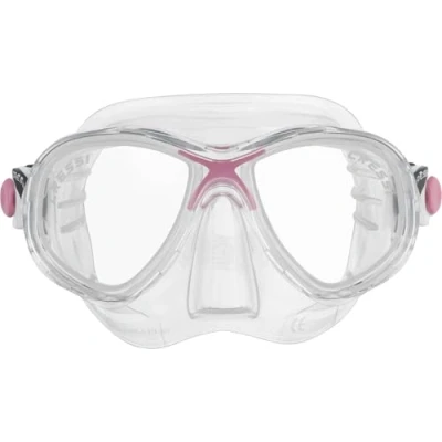Immagine di Cressi Marea Jr, Maschera Subacquea a Due Vetri Separati Unisex Bambini, Trasparente/Rosa, Taglia Unica