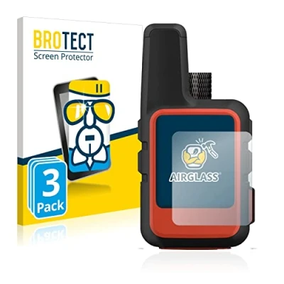 Immagine di brotect Pellicola Protettiva Vetro per Garmin inReach Mini 2 Protezione Schermo (3 Pezzi) [Durezza Estrema 9H, Chiaro]