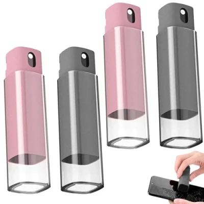 Immagine di 4 Pezzi Pulitore per Schermo Set, 3 in 1 Schermo, Flacone Spray La Pulizia con Panno, Screen Cleaner Telefono, TV, Monitor, Computer, Dell&#039;auto (Liquido Non Incluso)