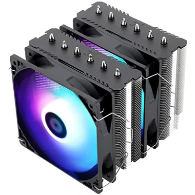 Immagine di Thermalright PA120 SE ARGB Raffreddatore ad aria per CPU, 6 dissipatori di calore doppia ventola PWM TL C12C S da 120 mm, tecnologia AGHP, AMD AM4/IAM5 ntel 1700/1150/1151/1200