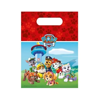 Immagine di Sacchetti regalo Paw Patrol 6 pezzi